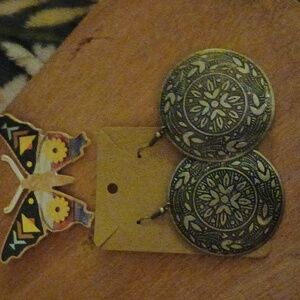Vintage Turkish metal earrings